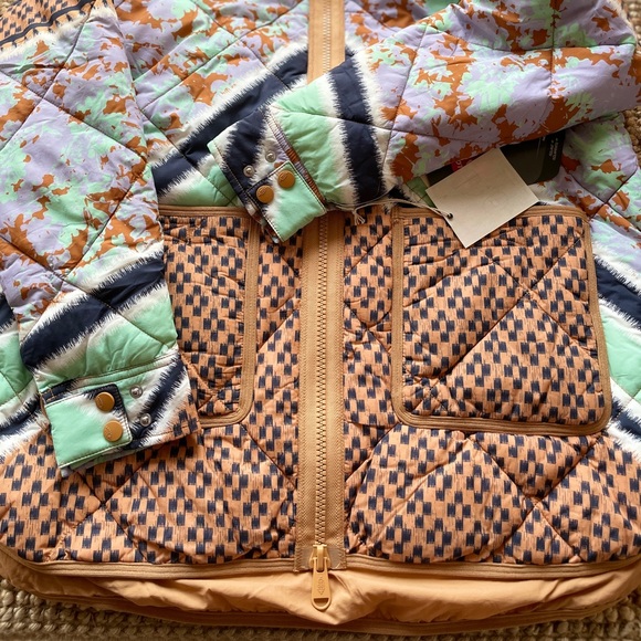 NEW Free People Pria Printed Packable Puffer Jacket - Picture 12 of 15